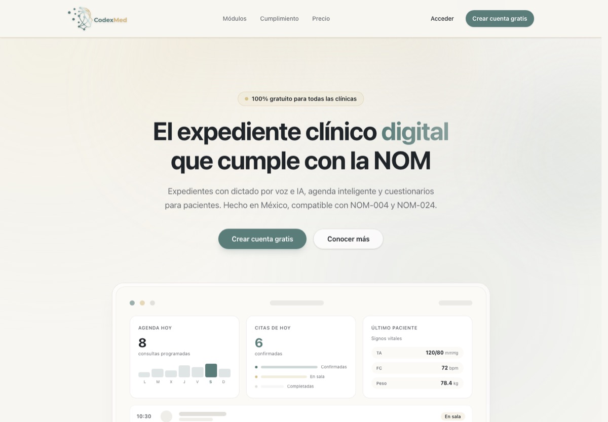 CodexMed — screenshot